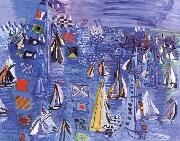 Dufy Raoul Regatta at Cowes oil painting